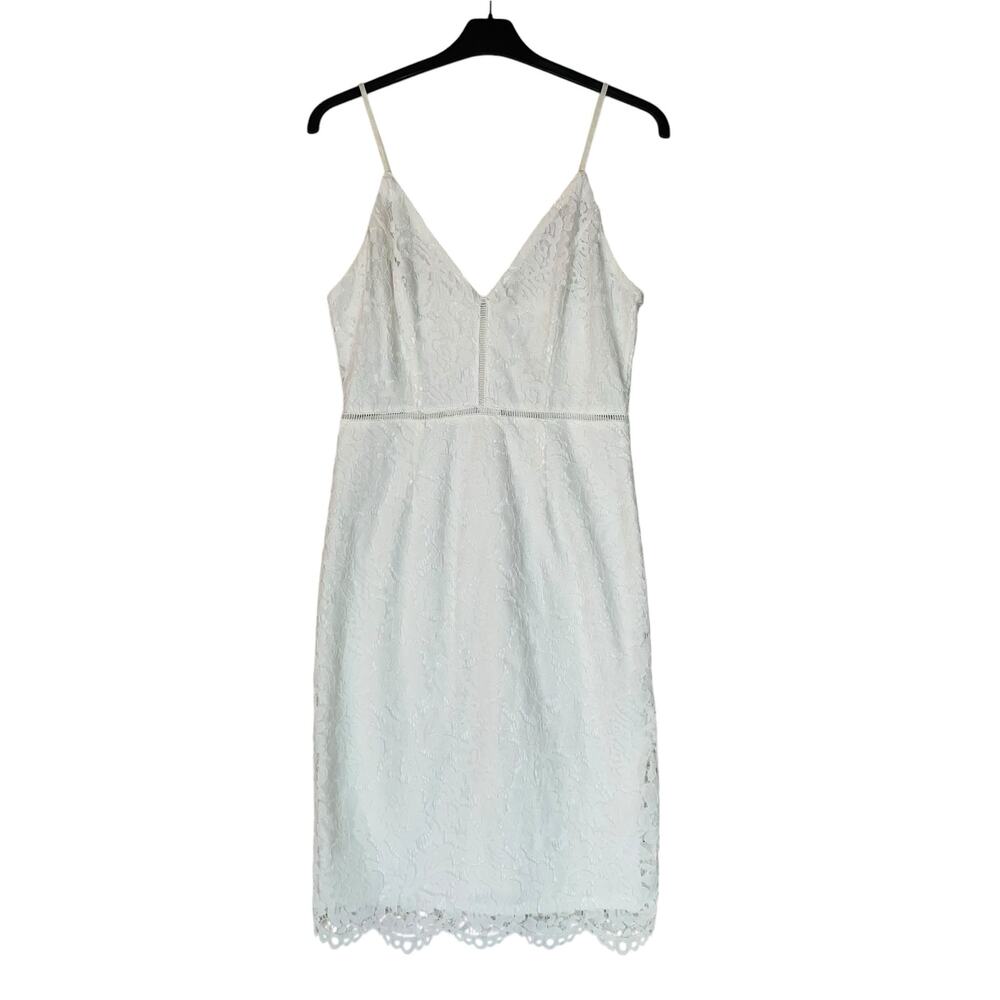 Lace Sheath Midi Dress Pencil Sexy - Picture 5 of 11